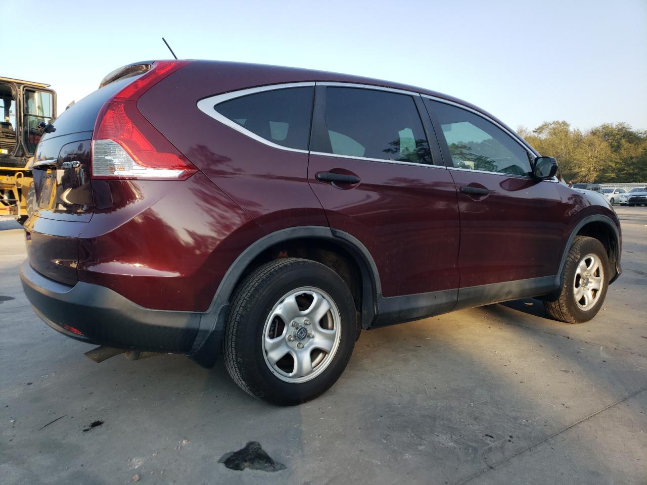 2014 Honda CR-V VIN 5J6RM4H39EL041051 Copart auction photo, front end / side damage thumbnail 3