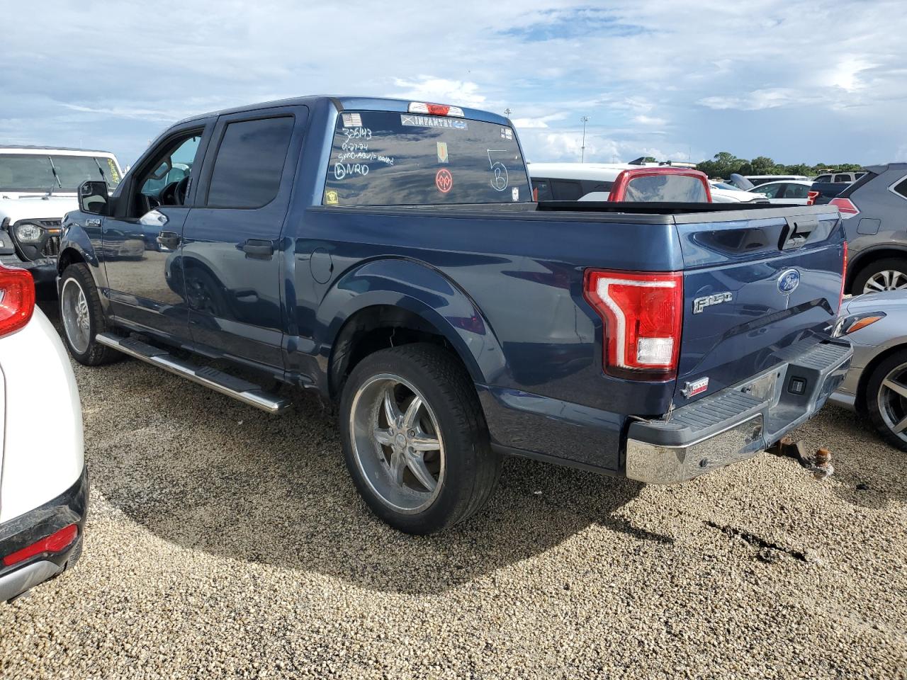 2015 Ford F-150 VIN 1FTEW1CF2FFA19763 Copart auction photo, water/flood damage thumbnail 2