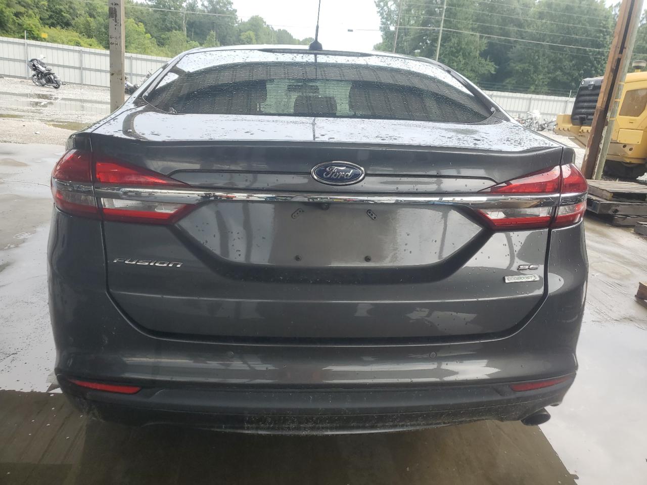 2018 Ford Fusion VIN 3FA6P0HD7JR117238 Copart auction photo, front end / undercarriage damage thumbnail 6