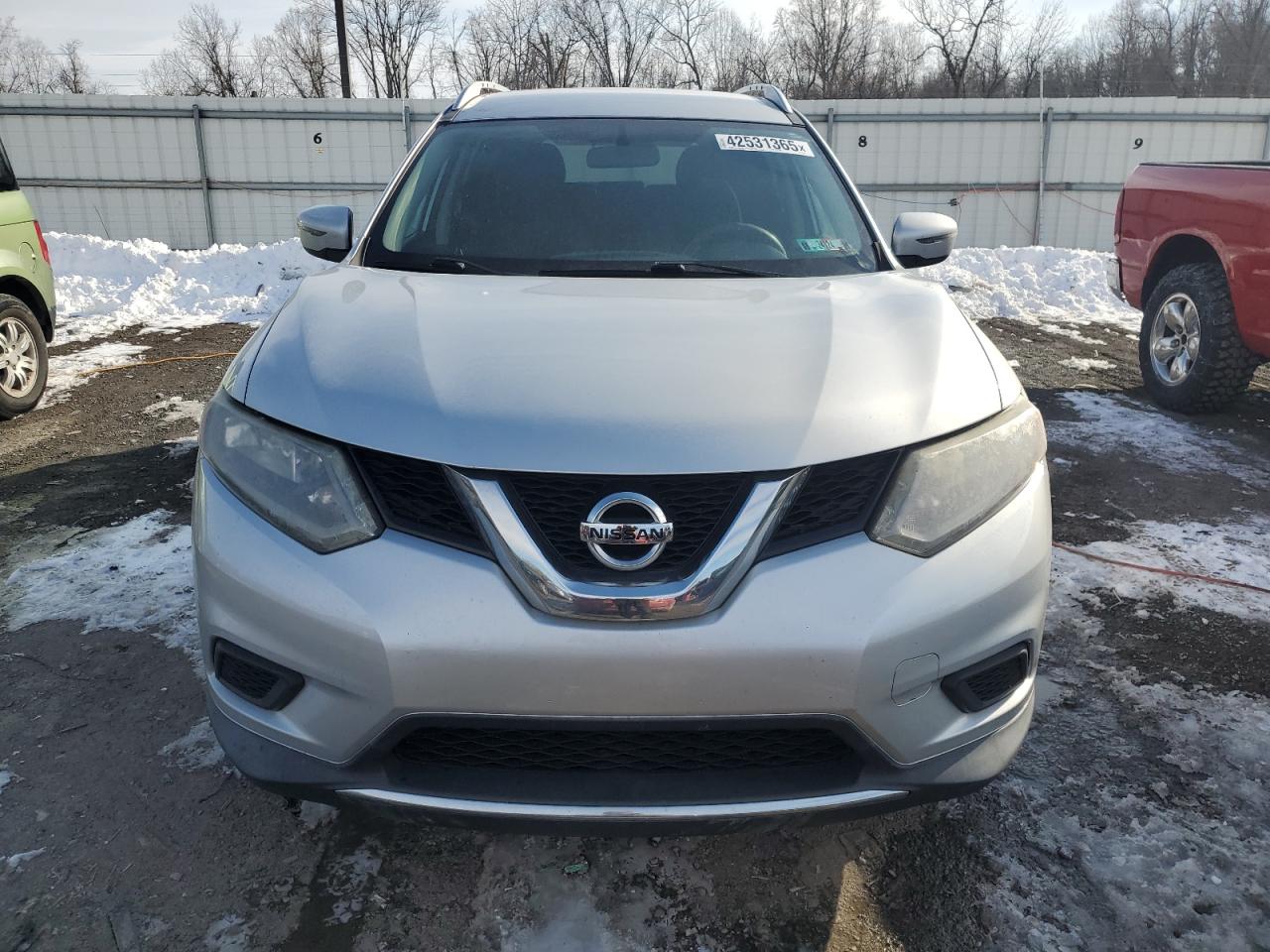 2016 Nissan Rogue VIN KNMAT2MV9GP615127 Copart auction photo, rear end damage thumbnail 5