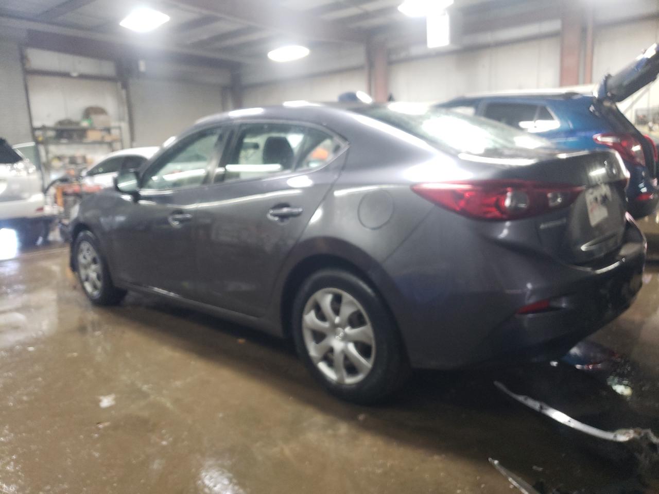 2014 Mazda 3 VIN JM1BM1U75E1144347 Copart auction photo, front end / side damage thumbnail 2