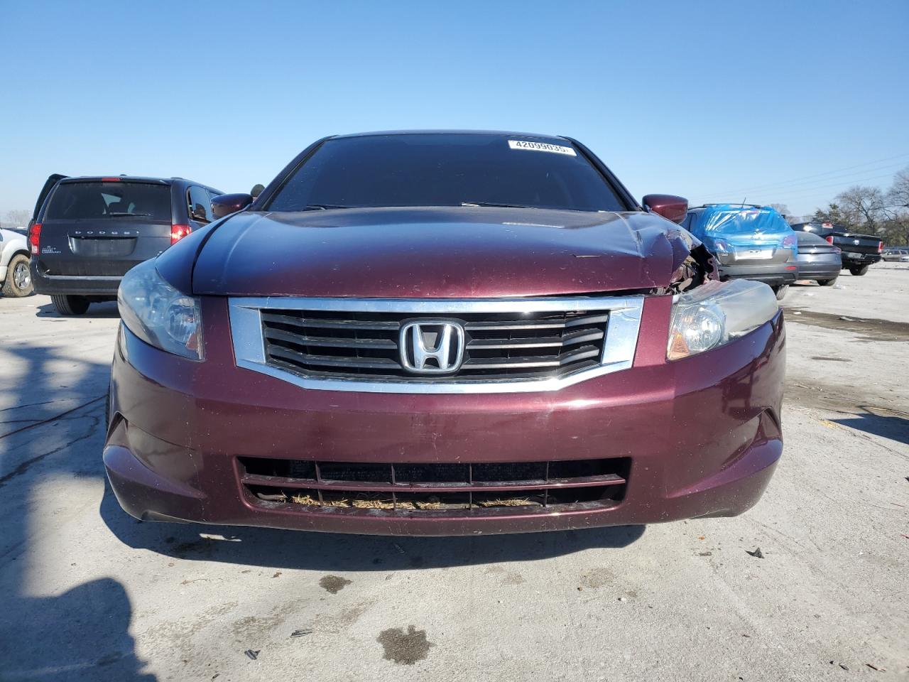 2010 Honda Accord VIN 1HGCP2F46AA154692 Copart auction photo, side / front end damage thumbnail 5