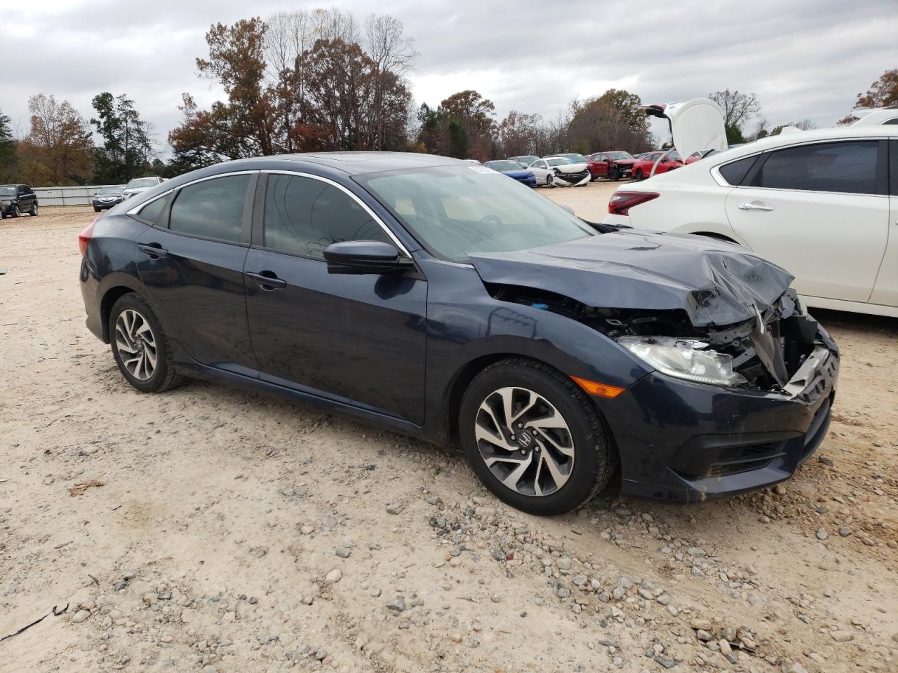 2016 Honda Civic VIN 19XFC2F73GE018947 Copart auction photo, front end / mechanical damage thumbnail 4