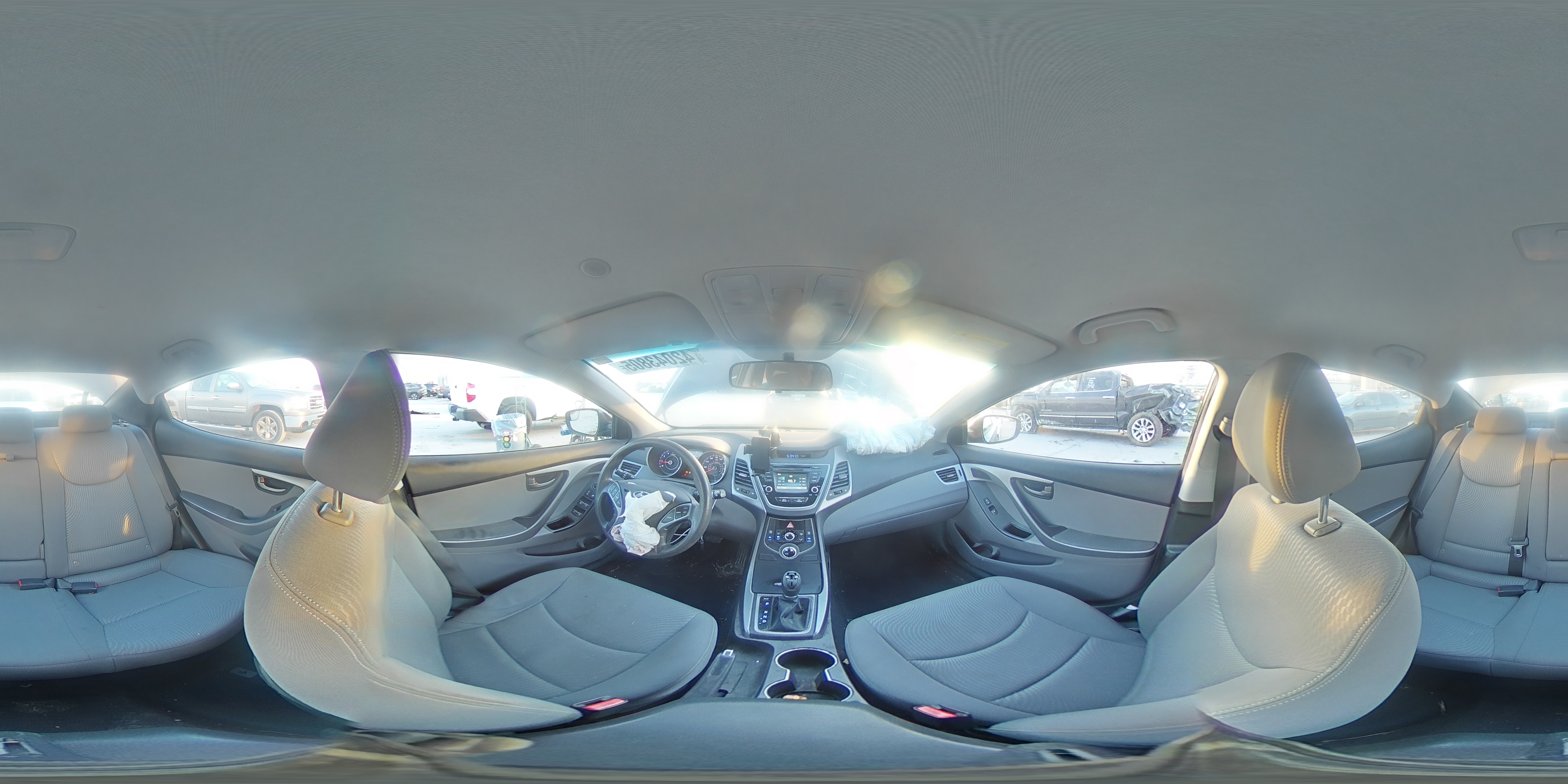 2016 Hyundai Elantra VIN KMHDH4AE6GU518981 Copart auction photo, front end damage thumbnail 12
