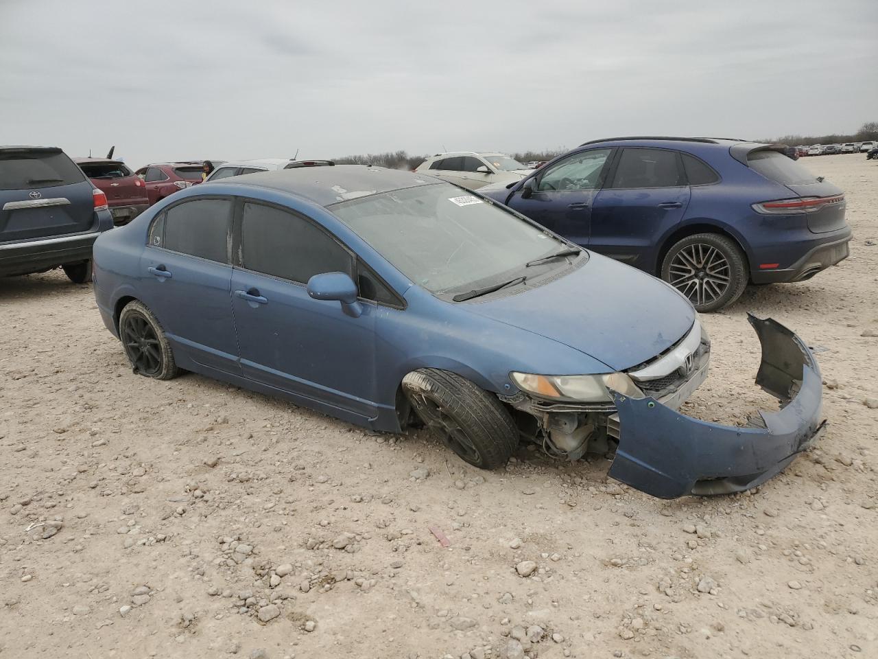 2009 Honda Civic VIN 2HGFA16539H361605 Copart auction photo, all over / undercarriage damage thumbnail 4