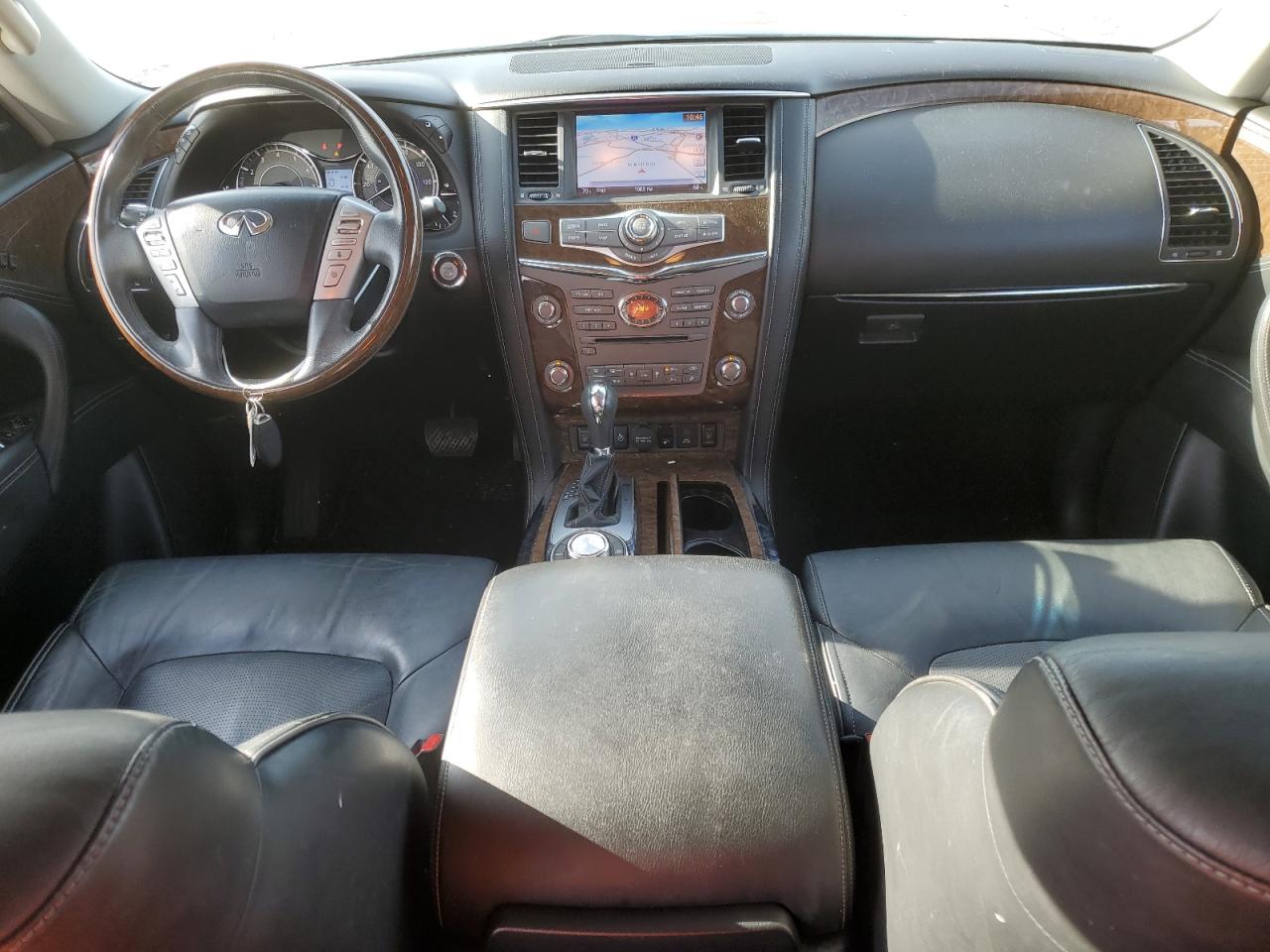 2016 Infiniti QX80 VIN JN8AZ2NC4G9401327 Copart auction photo, front end damage thumbnail 8