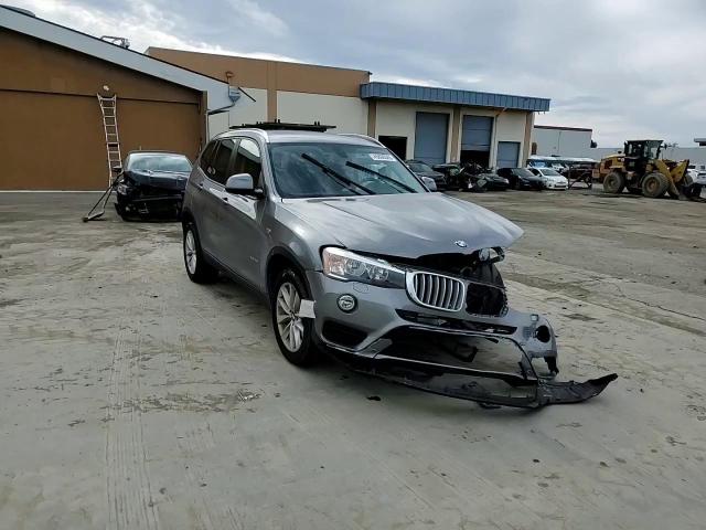 2017 BMW X3 VIN 5UXWX9C58H0T10635 Copart auction photo, front end / side damage thumbnail 10