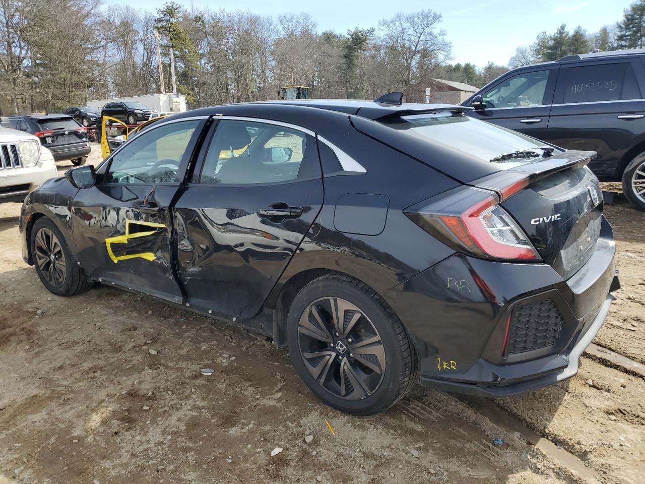 2017 Honda Civic VIN SHHFK7H50HU411844 Copart auction photo, side / minor dent/scratches damage thumbnail 2