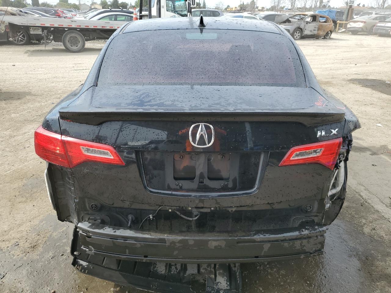 2013 Acura ILX VIN 19VDE1F7XDE008089 Copart auction photo, rear end damage thumbnail 6