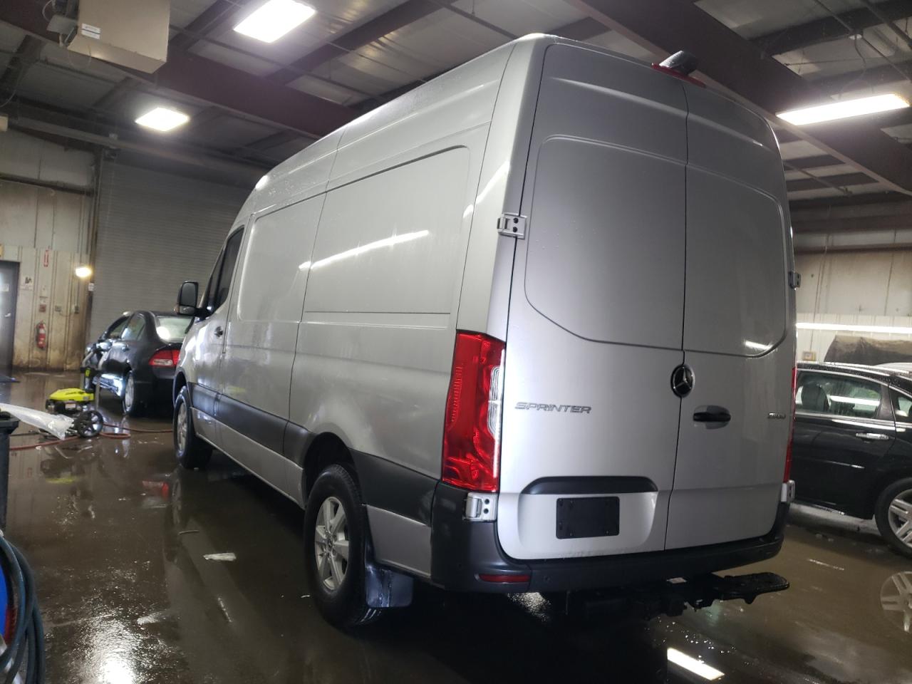 2024 Mercedes-Benz Sprinter VIN W1Y4NBHY5RT167874 Copart auction photo, front end / side damage thumbnail 2