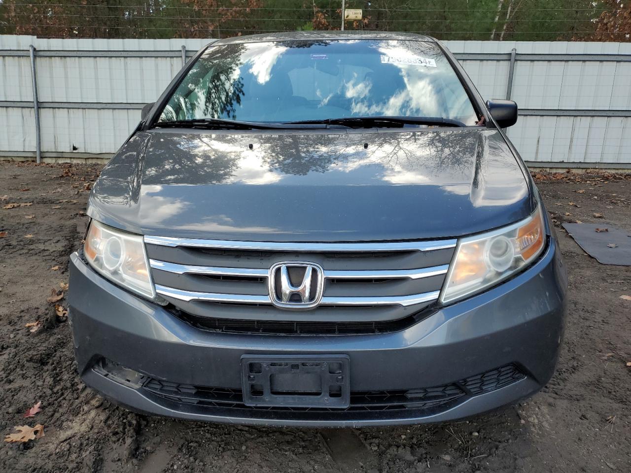 2012 Honda Odyssey VIN 5FNRL5H29CB130365 Copart auction photo, front end / side damage thumbnail 5