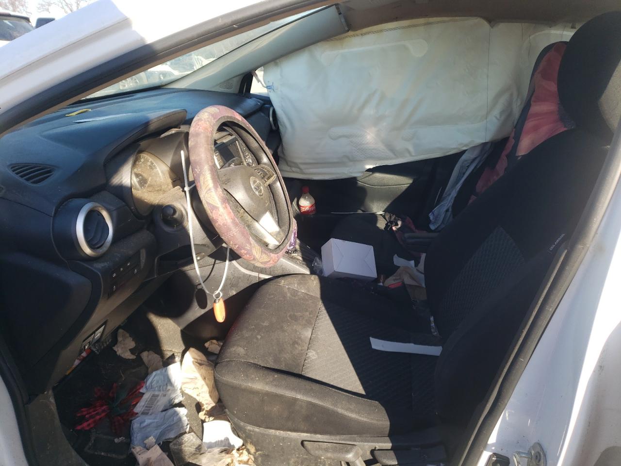 2021 Nissan Versa VIN 3N1CN8DV7ML917838 Copart auction photo, side / front end damage thumbnail 7