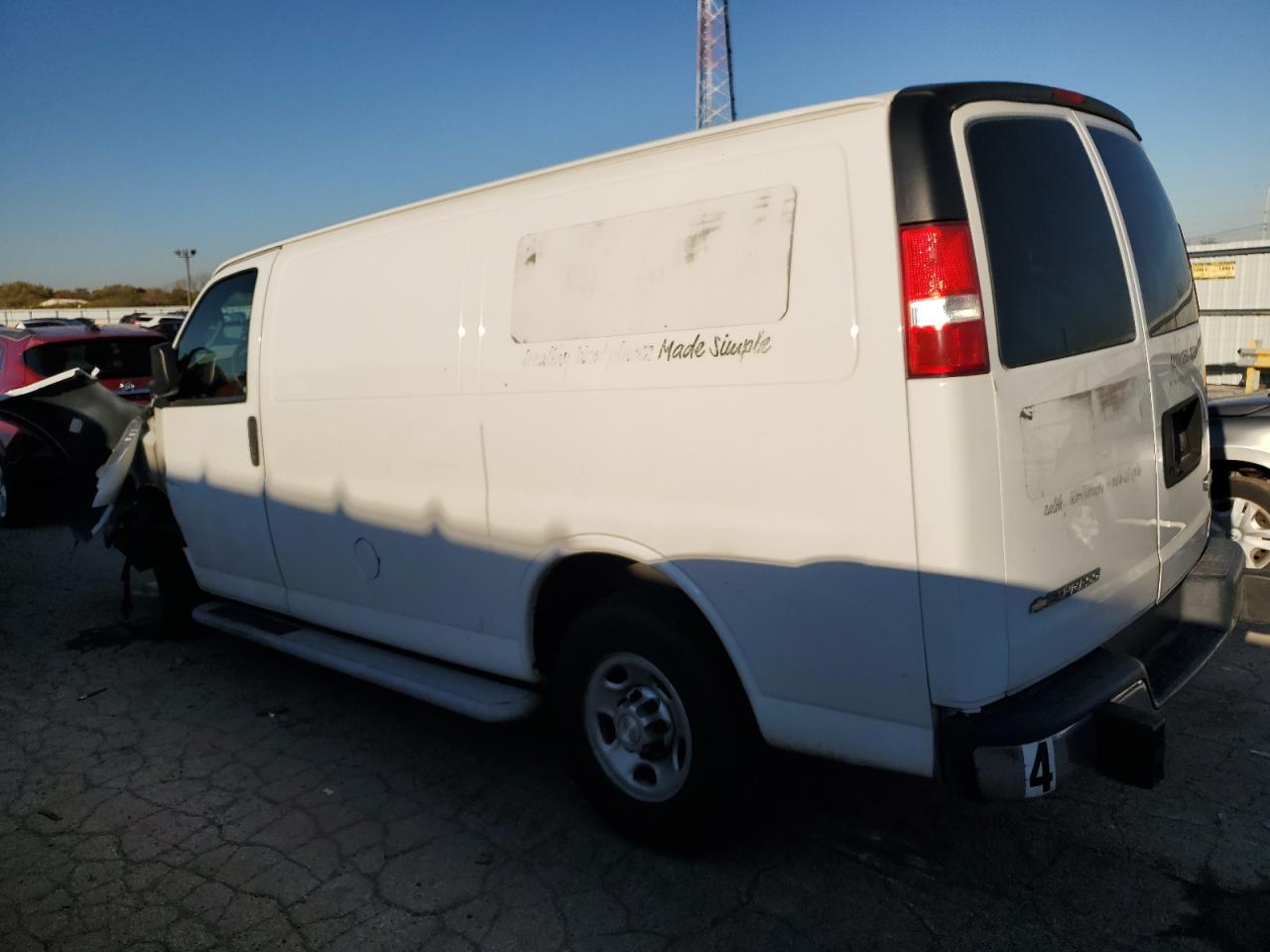 2018 Chevrolet Express VIN 1GCWGAFGXJ1903929 Copart auction photo, front end damage thumbnail 2