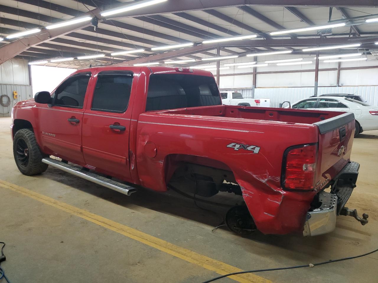 2011 Chevrolet Silverado VIN 3GCPKSE34BG230422 Copart auction photo, rear end / undercarriage damage thumbnail 2