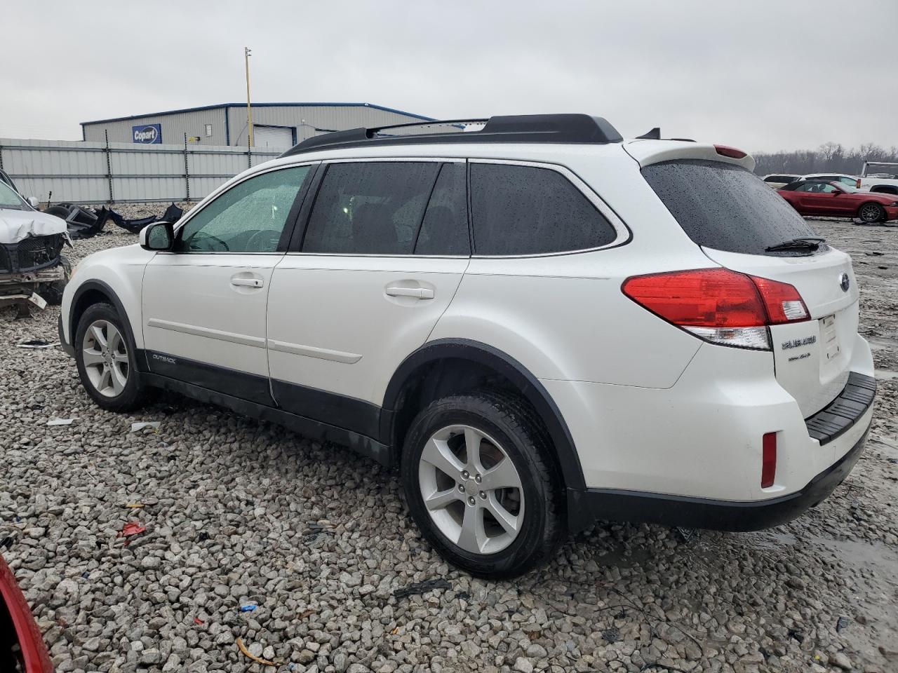 2014 Subaru Outback VIN 4S4BRBDC5E3286783 Copart auction photo, front end / side damage thumbnail 2