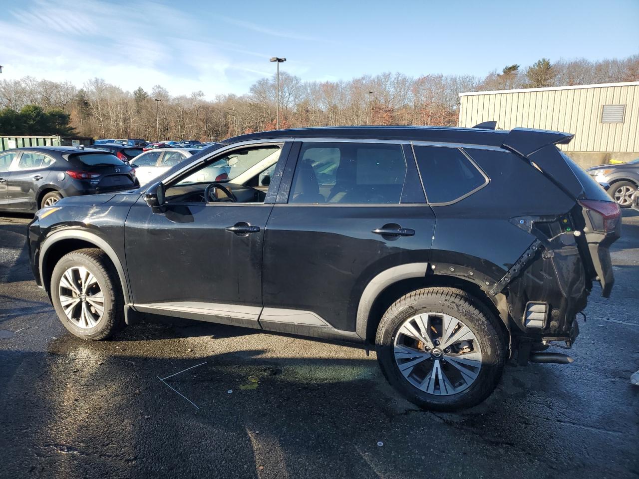 2021 Nissan Rogue VIN 5N1AT3BB0MC672037 Copart auction photo, rear end damage thumbnail 2