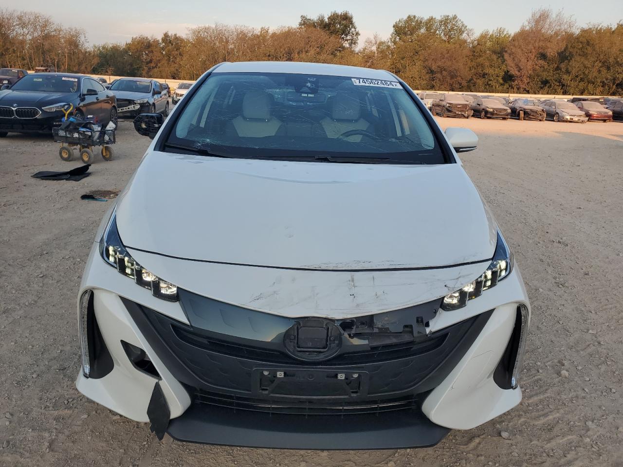2021 Toyota Prius VIN JTDKAMFP7M3185816 Copart auction photo, hail / minor dent/scratches damage thumbnail 5