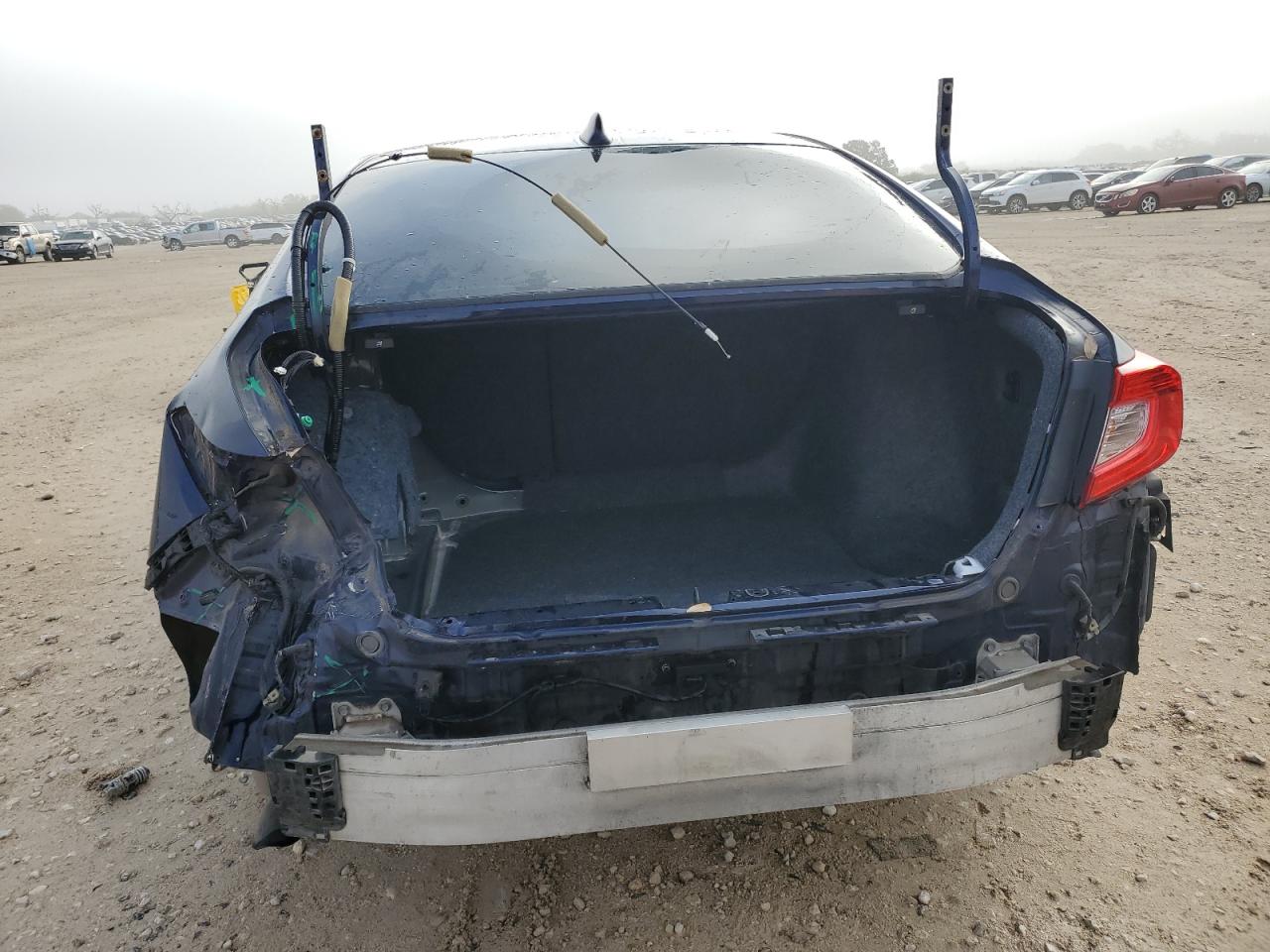 2018 Honda Accord VIN 1HGCV1F50JA129005 Copart auction photo, rear end / minor dent/scratches damage thumbnail 6
