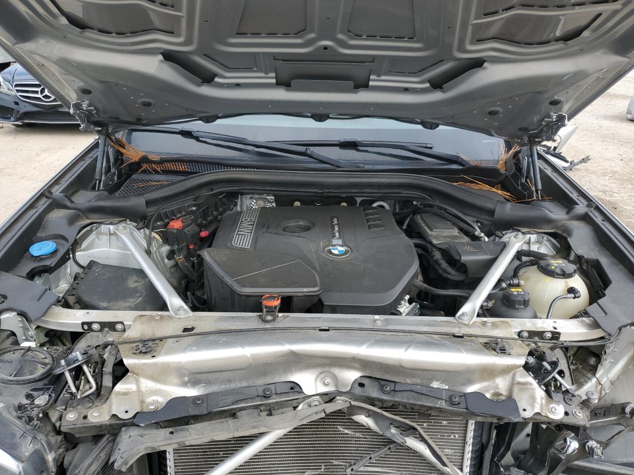 2019 BMW X3 VIN 5UXTR7C51KLF25381 Copart auction photo, front end damage thumbnail 12