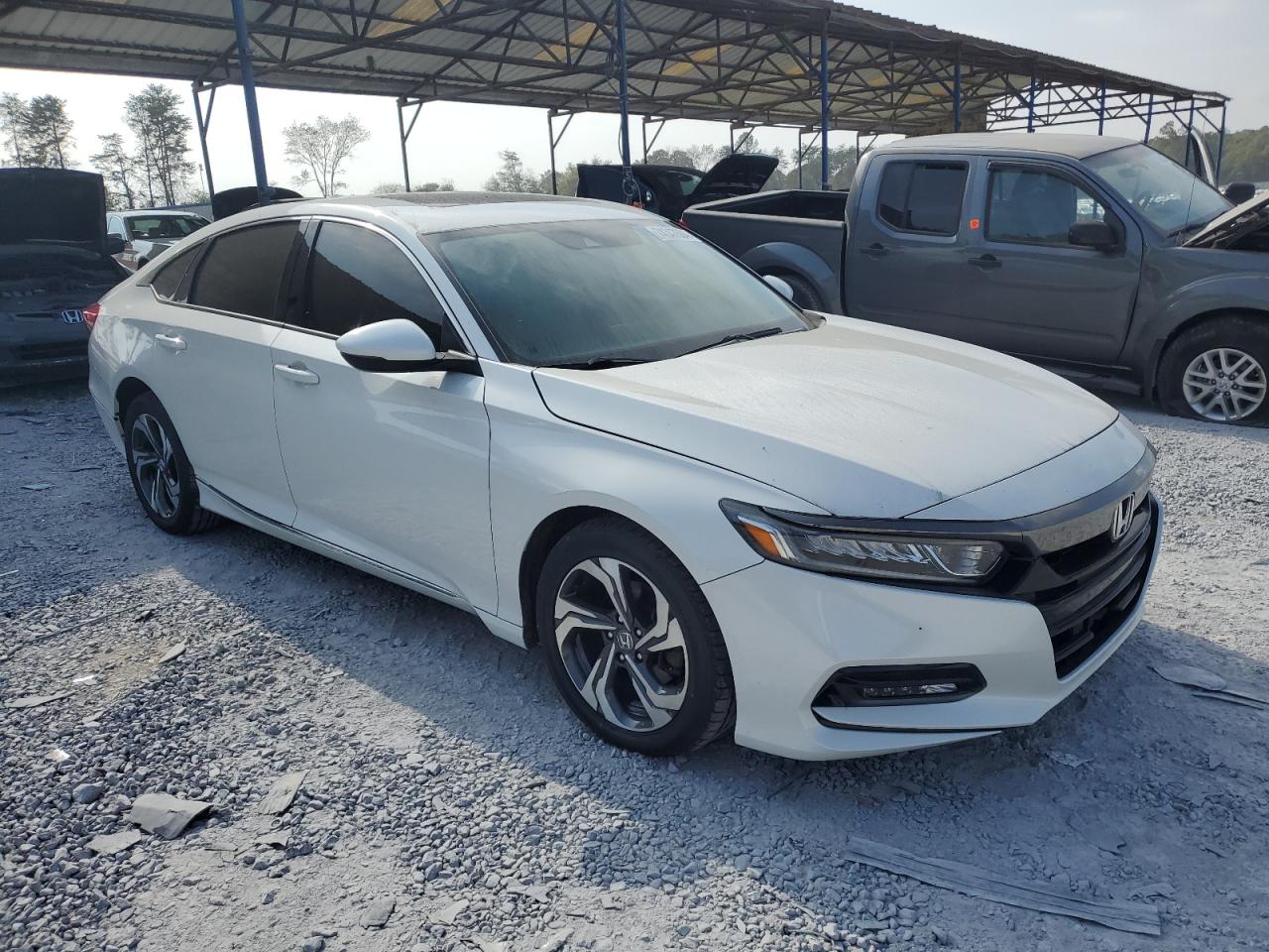 2018 Honda Accord VIN 1HGCV1F57JA208817 Copart auction photo, minor dent/scratches damage thumbnail 4