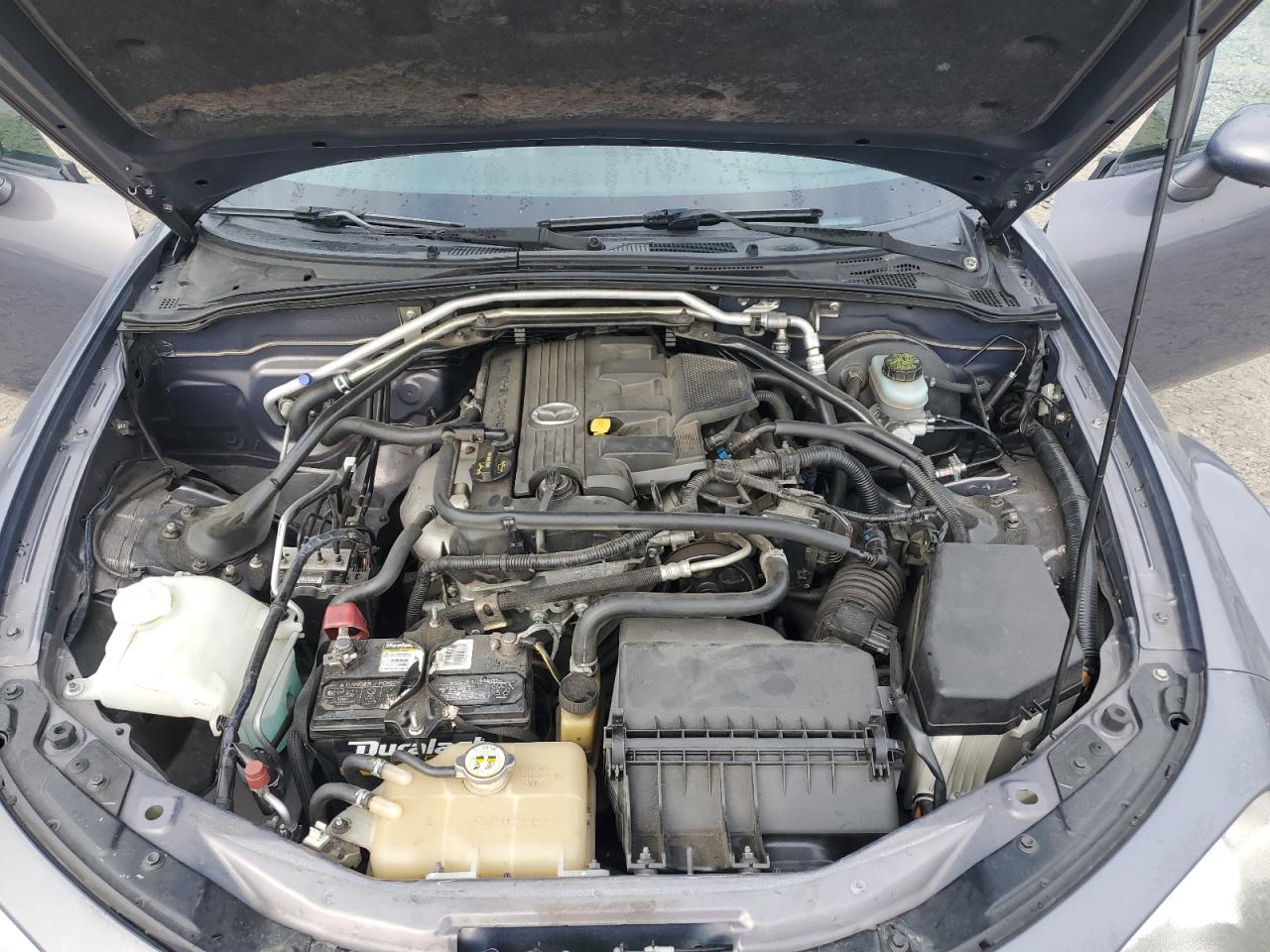 2008 Mazda MX-5 VIN JM1NC26F180156273 Copart auction photo, rear end / side damage thumbnail 11