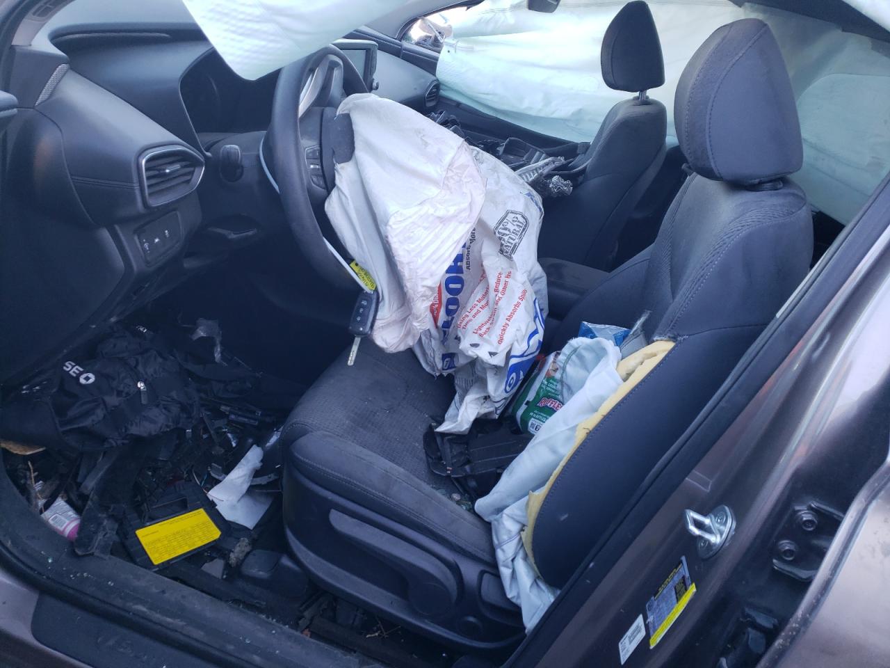2020 Hyundai Santa Fe VIN 5NMS23AD0LH198508 Copart auction photo, rollover / front end damage thumbnail 7