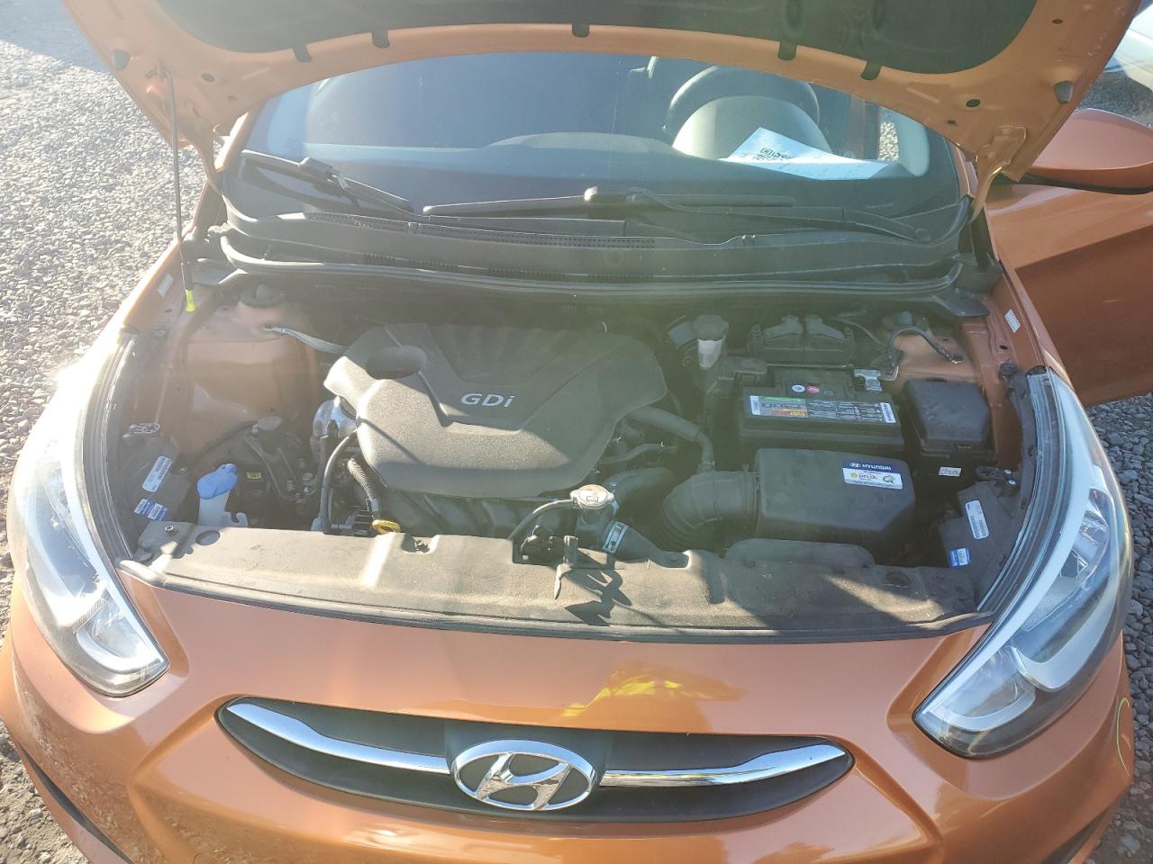 2017 Hyundai Accent VIN KMHCT5AE1HU327437 Copart auction photo, biohazard/chemical damage thumbnail 11
