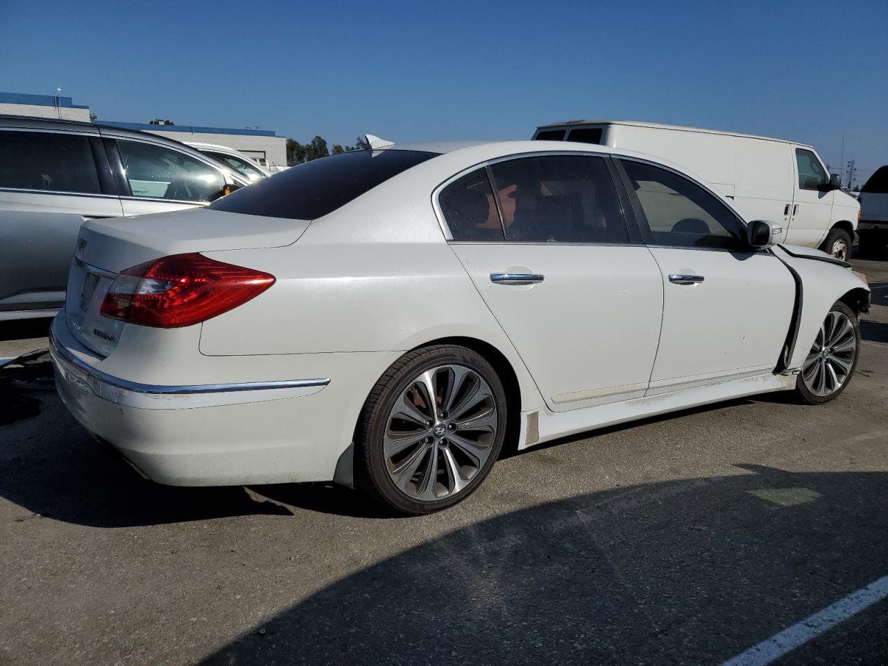 2013 Hyundai Genesis VIN KMHGC4DD5DU248930 Copart auction photo, all over / undercarriage damage thumbnail 3