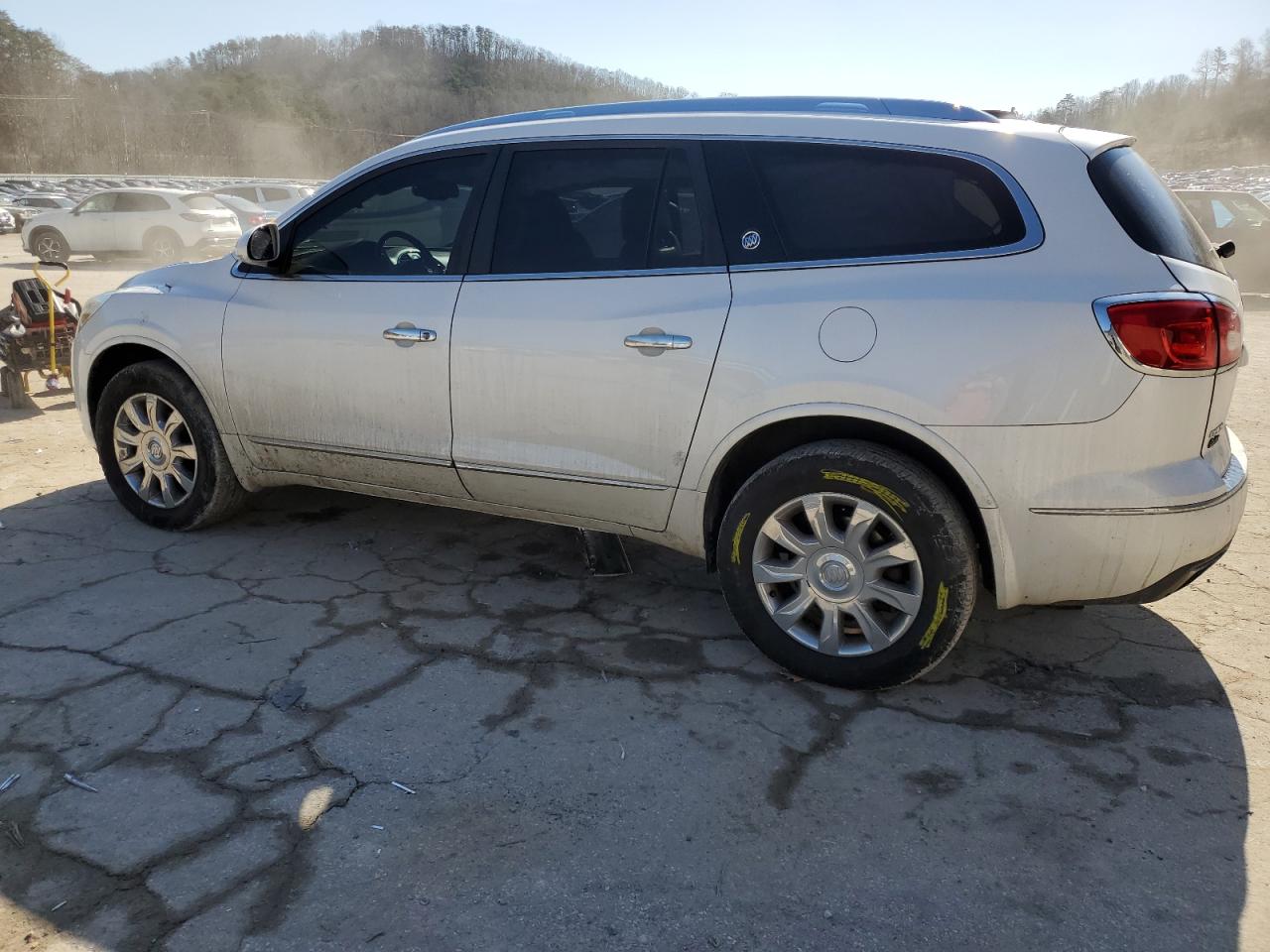 2017 Buick Enclave VIN 5GAKRBKD1HJ184298 Copart auction photo, side / rear end damage thumbnail 2