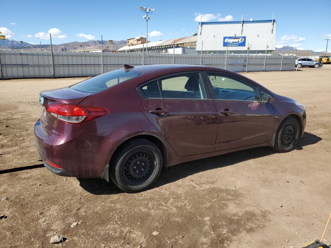 2017 KIA Forte VIN 3KPFK4A7XHE025479 Copart auction photo, undercarriage damage thumbnail 3