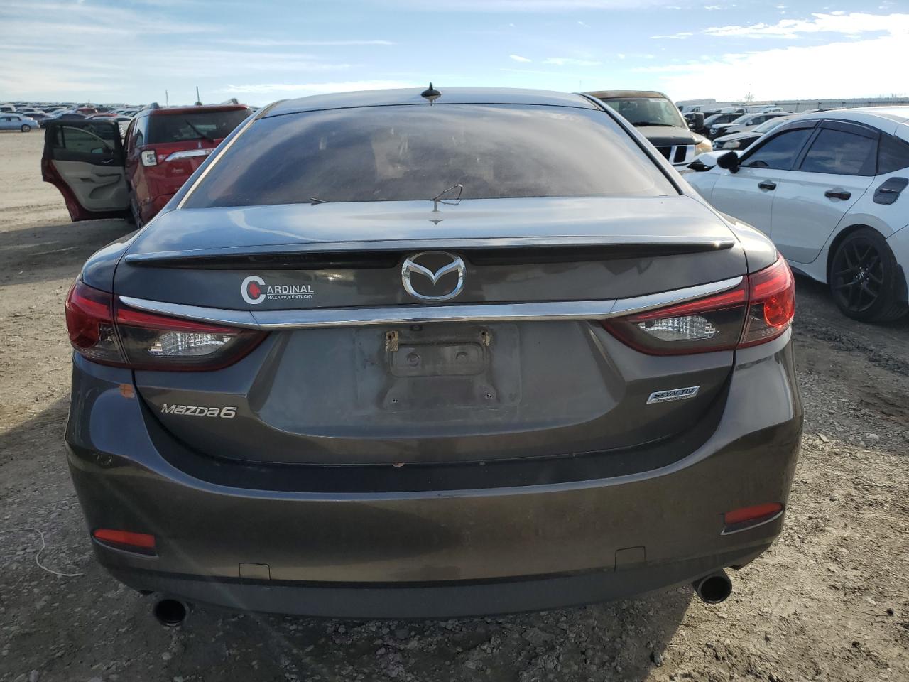 2016 Mazda 6 VIN JM1GJ1W57G1454853 Copart auction photo, front end / minor dent/scratches damage thumbnail 6