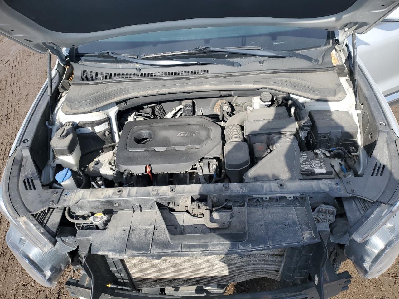 2019 Hyundai Santa Fe VIN 5NMS3CAD5KH053606 Copart auction photo, front end damage thumbnail 13