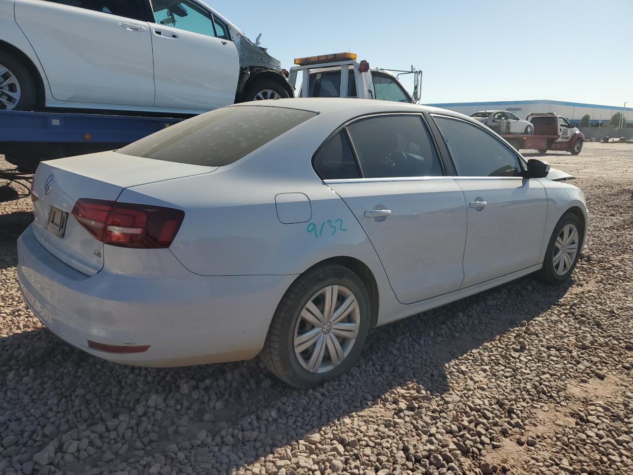 2017 Volkswagen Jetta VIN 3VW2B7AJ7HM411629 Copart auction photo, front end damage thumbnail 3