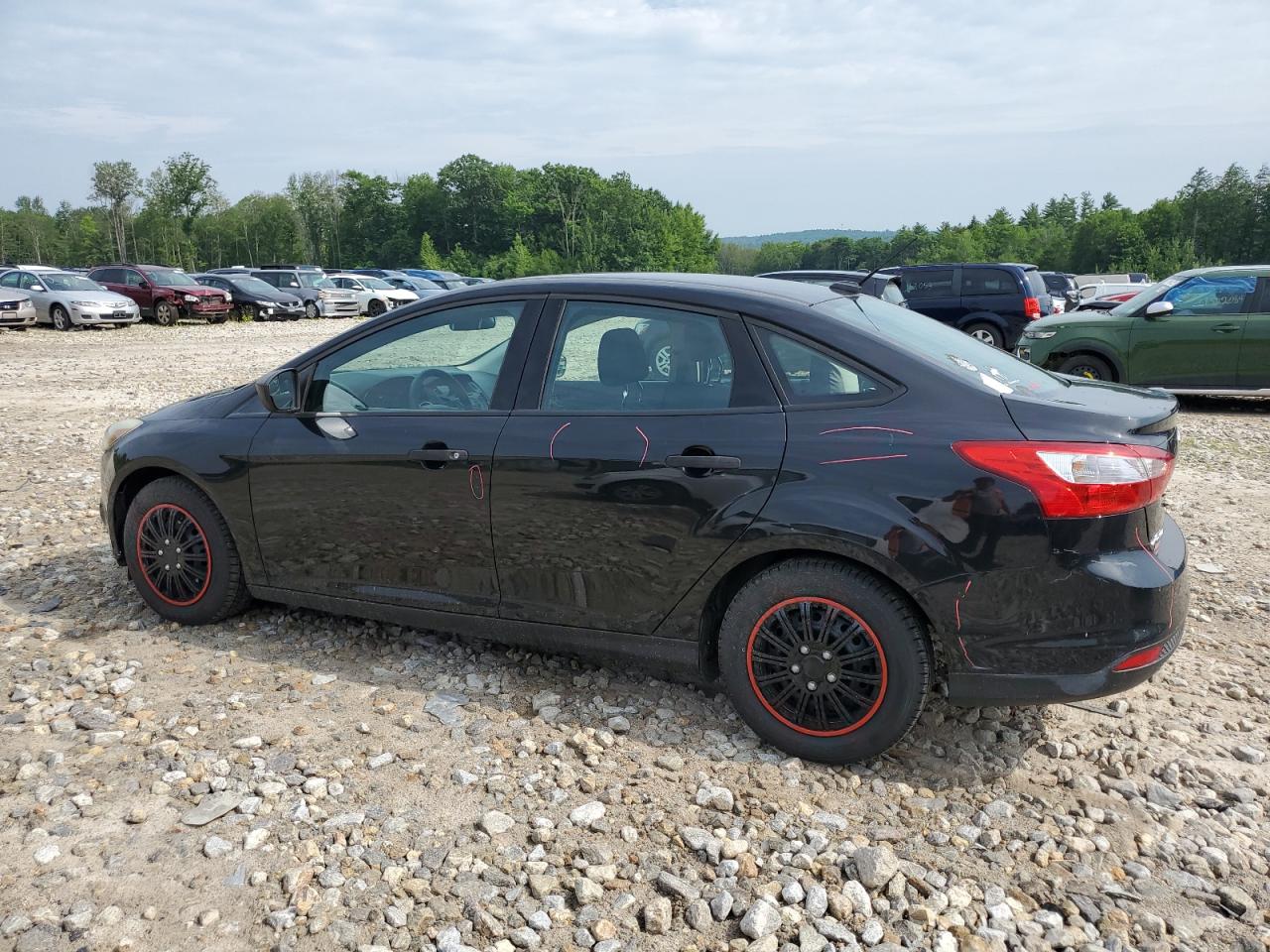 2013 Ford Focus VIN 1FADP3E23DL239884 Copart auction photo, front end damage thumbnail 2
