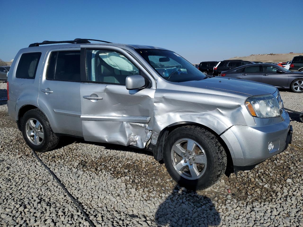2011 Honda Pilot VIN 5FNYF4H47BB081390 Copart auction photo, side damage thumbnail 4
