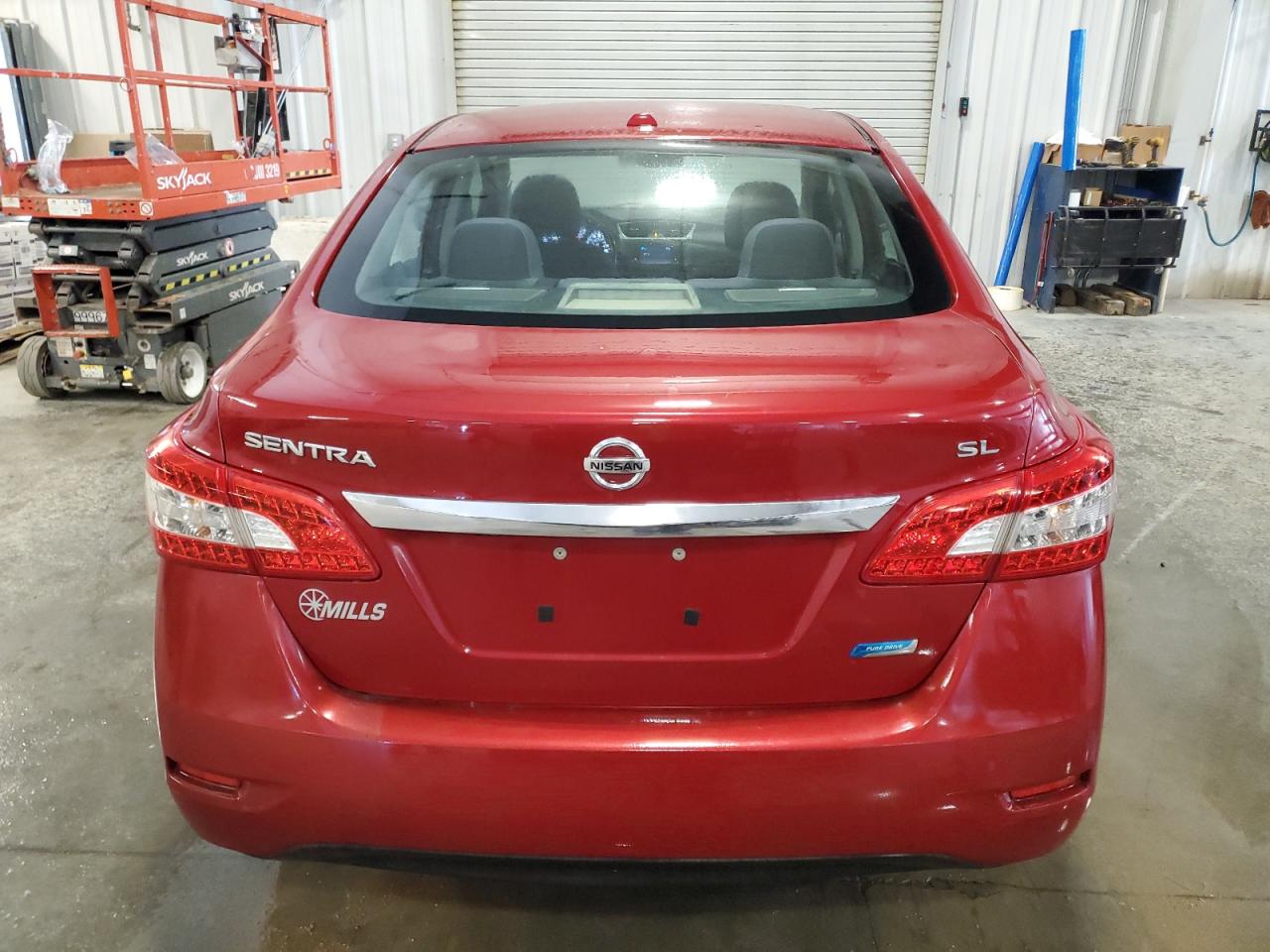 2013 Nissan Sentra VIN 3N1AB7AP8DL626393 Copart auction photo, undercarriage / front end damage thumbnail 6