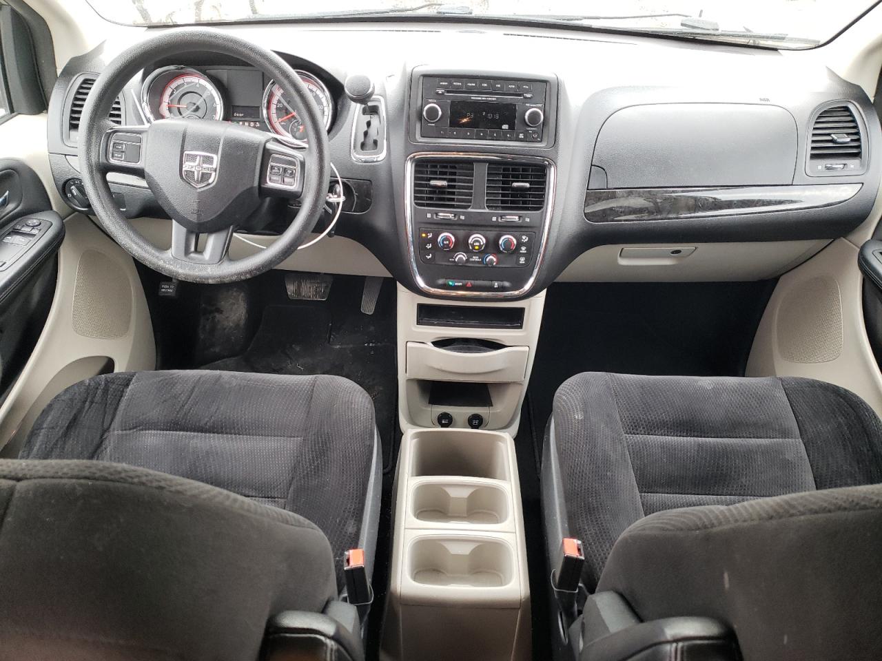 2014 Dodge Caravan VIN 2C4RDGBG9ER473634 Copart auction photo, front end / undercarriage damage thumbnail 8