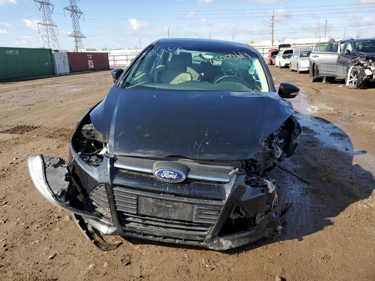 2013 Ford Focus VIN 1FADP3F25DL168377 Copart auction photo, all over / undercarriage damage thumbnail 5