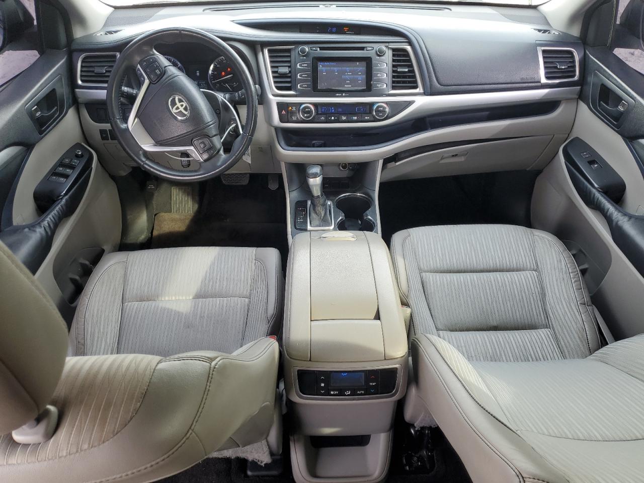 2014 Toyota Highlander VIN 5TDZKRFHXES023020 Copart auction photo, front end damage thumbnail 8