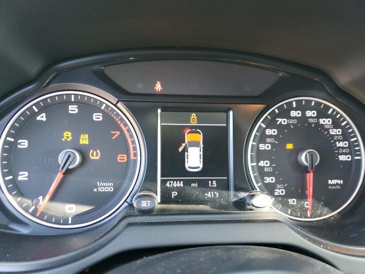 2017 Audi Q5 VIN WA1L2AFP6HA046661 Copart auction photo, front end / side damage thumbnail 9