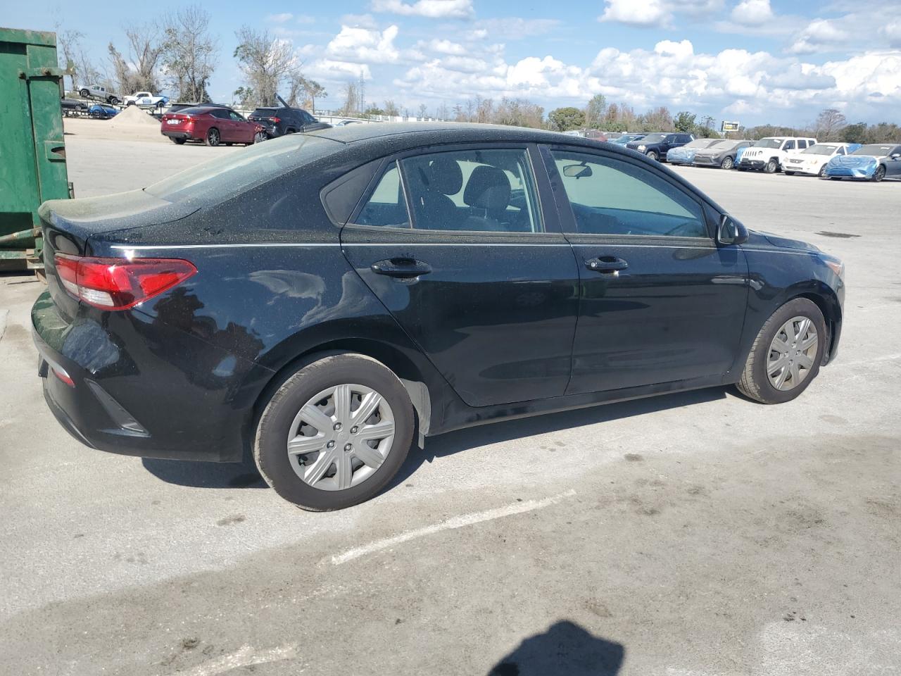 2023 KIA Rio VIN 3KPA24AD7PE629926 Copart auction photo, front end / side damage thumbnail 3