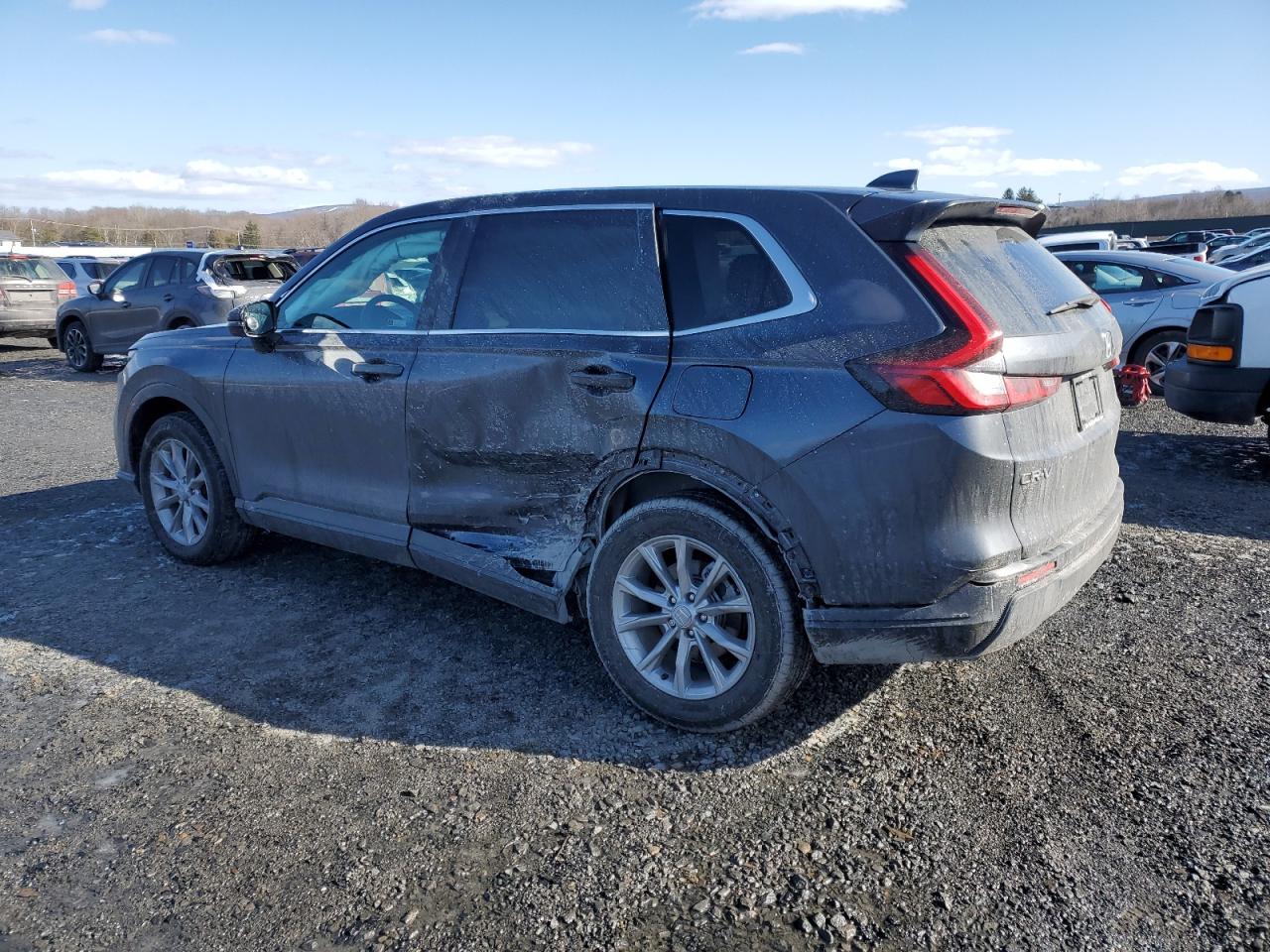 2023 Honda CR-V VIN 2HKRS4H43PH421935 Copart auction photo, side damage thumbnail 2