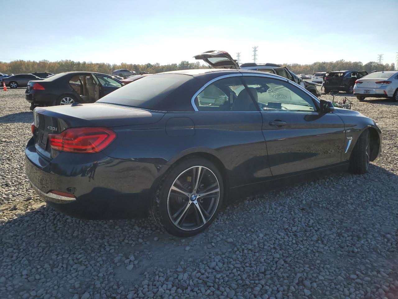 2018 BMW 4er VIN WBA4Z1C57JEC71906 Copart auction photo, front end damage thumbnail 3