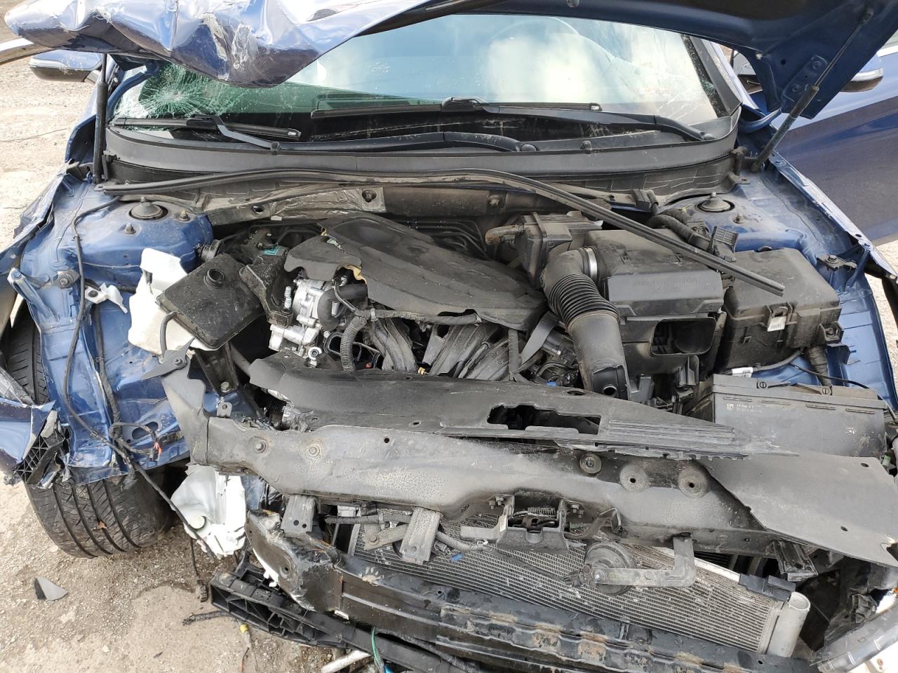 2018 Hyundai Sonata VIN 5NPE34AFXJH596665 Copart auction photo, front end damage thumbnail 12