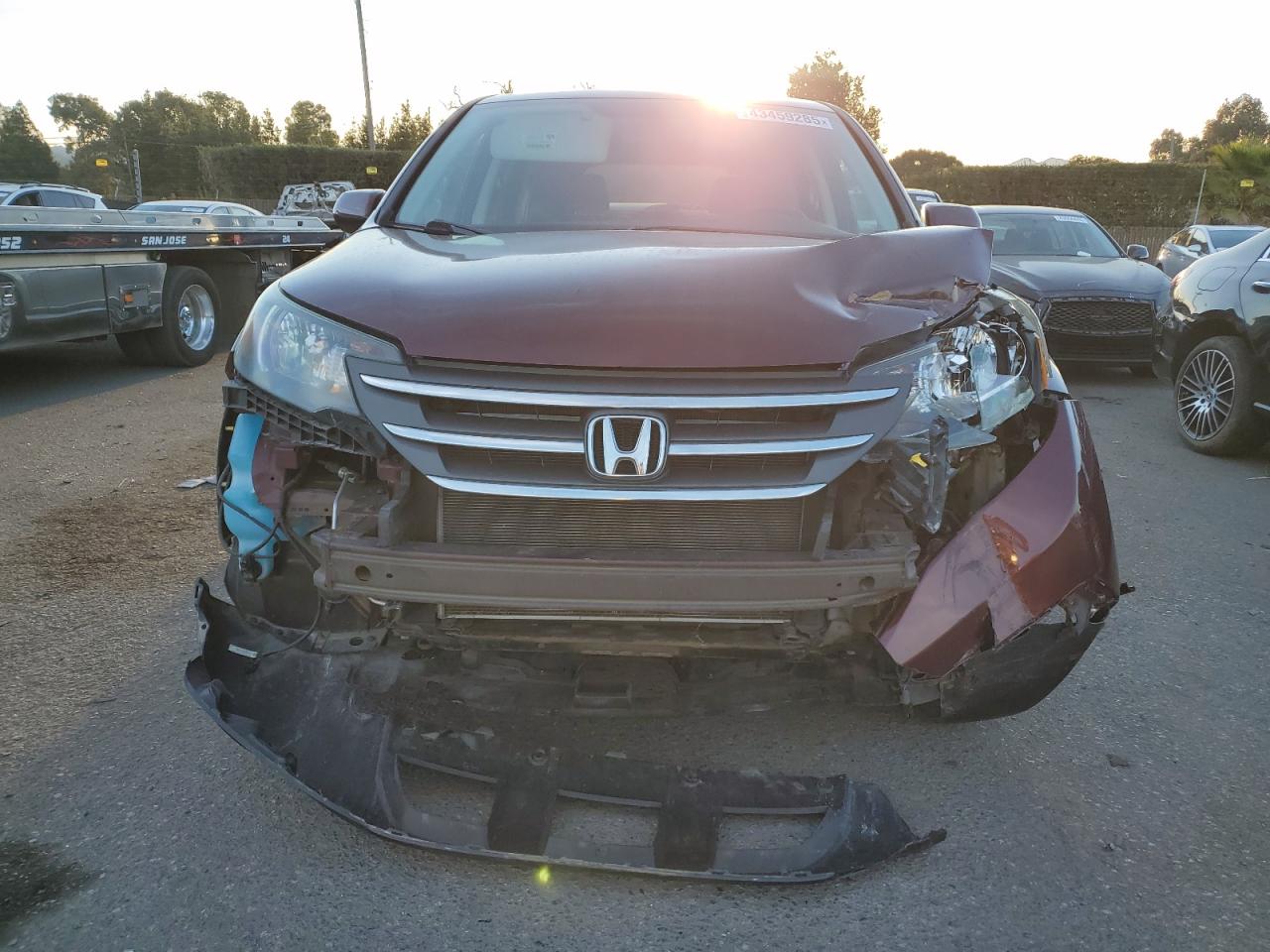 2013 Honda CR-V VIN 5J6RM3H53DL005964 Copart auction photo, front end damage thumbnail 5