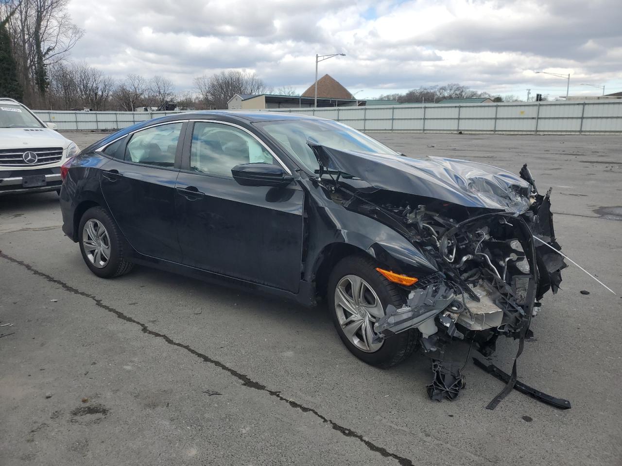 2021 Honda Civic VIN 2HGFC2F65MH528502 Copart auction photo, front end damage thumbnail 4