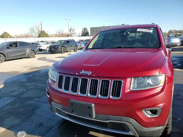 2015 Jeep Grand Cherokee VIN 1C4RJFBG4FC646182 Copart auction photo, undercarriage / hail damage thumbnail 14