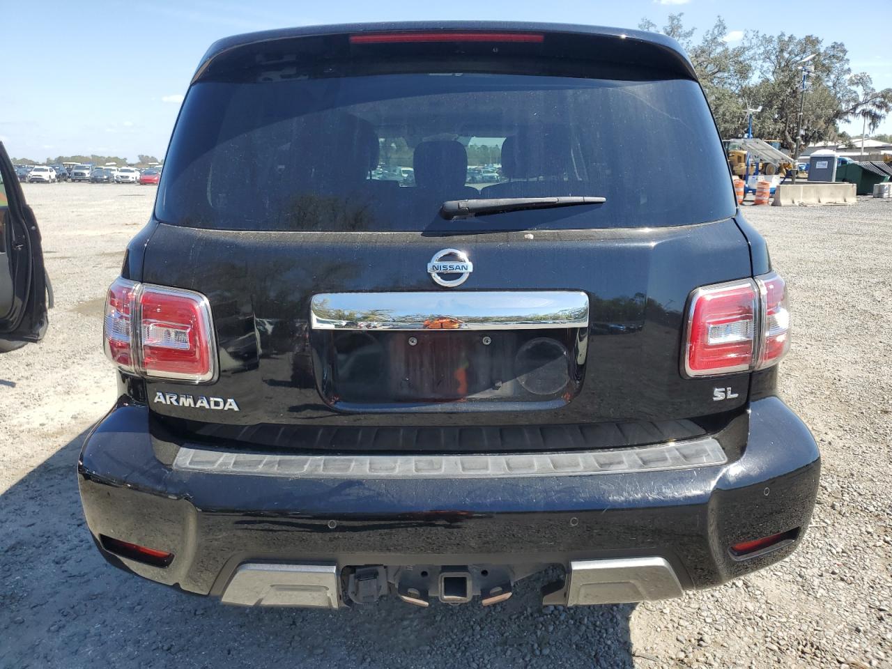 2019 Nissan Armada VIN JN8AY2ND6K9086017 Copart auction photo, front end / side damage thumbnail 6