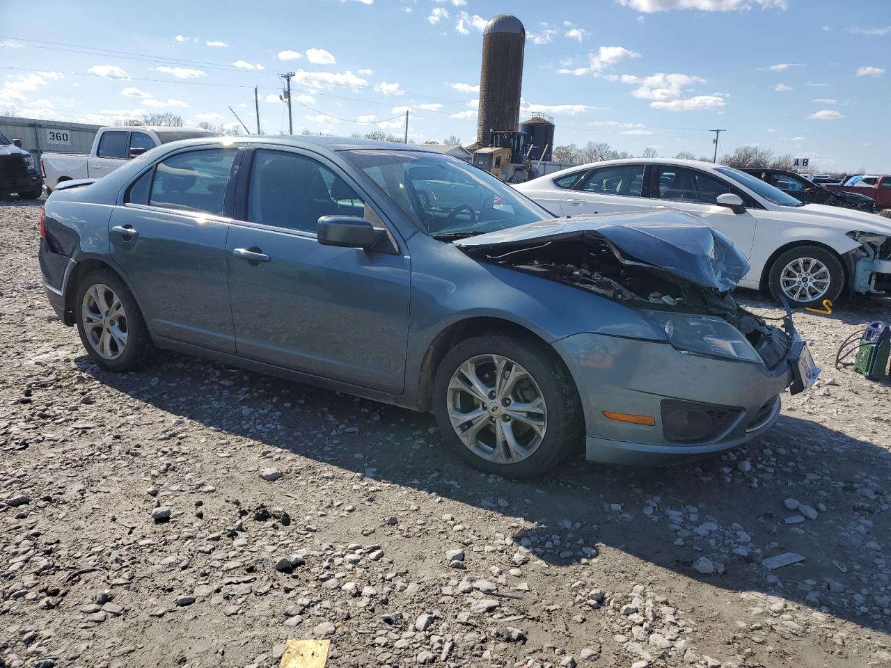 2012 Ford Fusion VIN 3FAHP0HA2CR134644 Copart auction photo, front end damage thumbnail 4