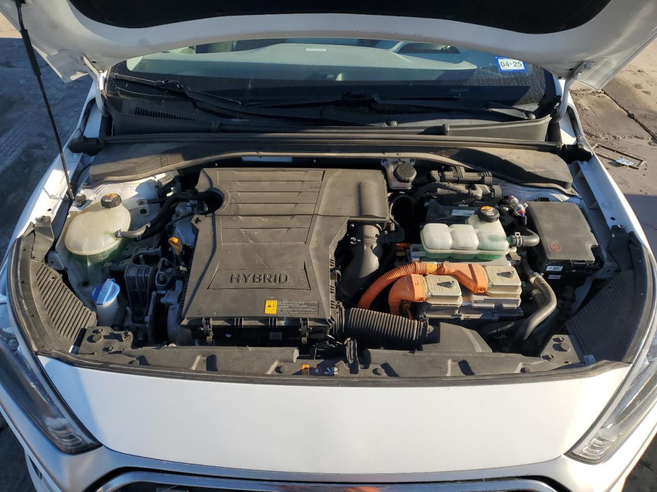 2020 Hyundai IONIQ VIN KMHC75LC4LU213389 Copart auction photo, side / hail damage thumbnail 12